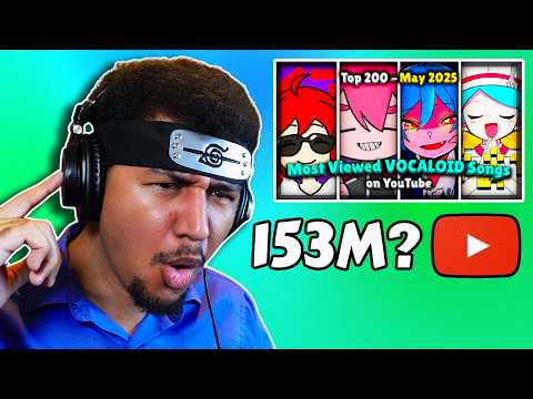 FIRST TIME Reacting to the Top 200 Vocaloid Songs!