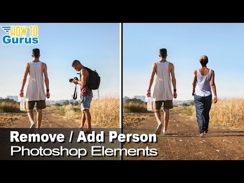 How to Use Photoshop Elements to Remove then Add...