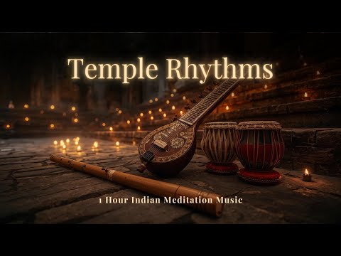 Temple Rhythms – Tabla, Flute & Sitar Tranquility | 1 Hour Indian Meditation Music