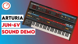 Video thumbnail for Arturia JUN-6V Sound Demo (No Talking) (Roland Juno-6 / Juno-60 Emulation) by SYNTH ANATOMY