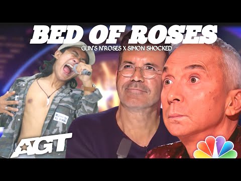 American Got talent| Simon Cowell was Amazed With Andrian Who Performed The song Bed Of Roses
