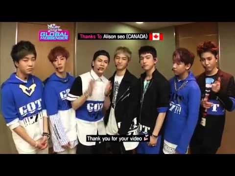 M COUNTDOWN EP 366 Global Messenger Thank You Message from GOT7
