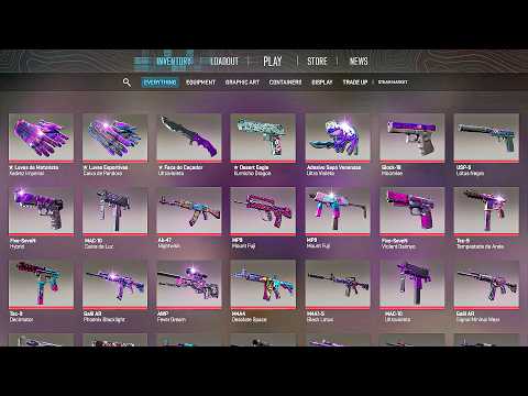 eu to sem palavras pra isso... Como montar INVENTÁRIO ROXO c/ FACA gastando MUITO POUCO no CS 2