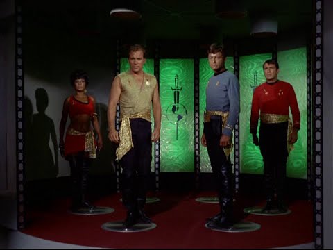 Captain Kirk, Scott, Dr. McCoy, and Uhura Return to their own Universe