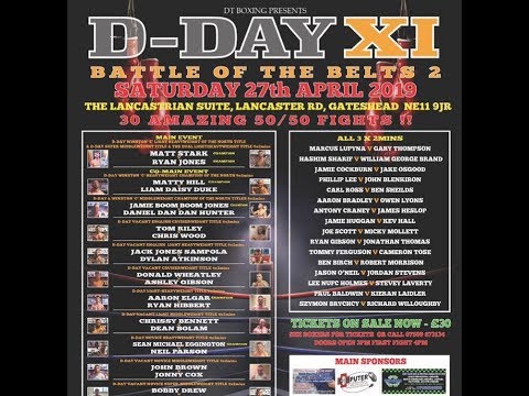 DDAY XI MAIN EVENT   RYAN JONES VS MATT STARK