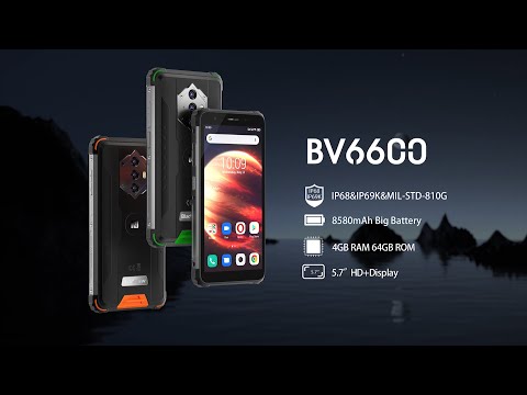 Blackview BV6600 rugged phone: Official Introduction | Powered by an 8580mAh big battery
