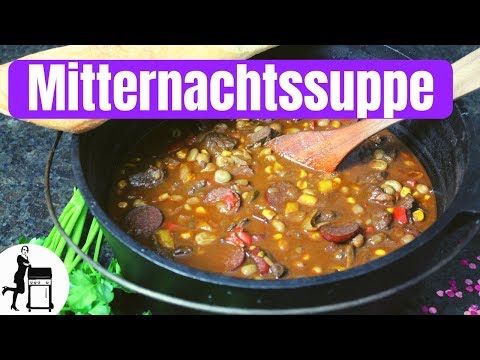 Mitternachtssuppe aus dem Dutch Oven - DAS Partyrezept