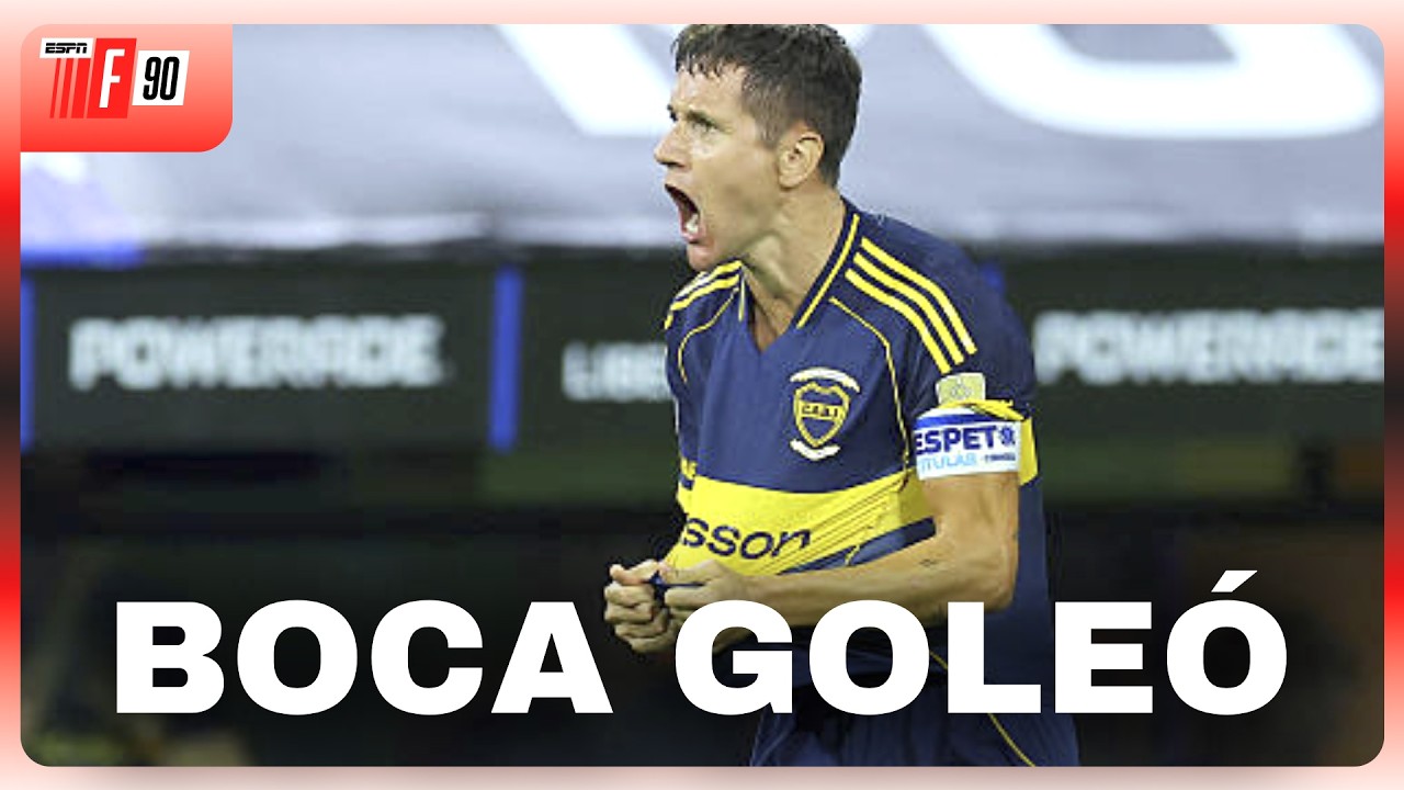 BOCA GANÓ, GUSTÓ Y GOLEÓ POR LIBERTADORES: ¿ES EL FAVORITO EN EL SUPERCLÁSICO? #ESPNF90