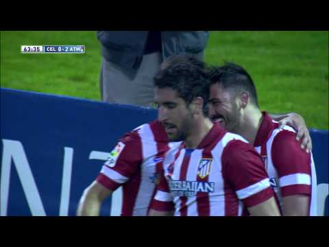 Gol de Villa (0-2) en el Celta de Vigo - Atlético de Madrid - HD