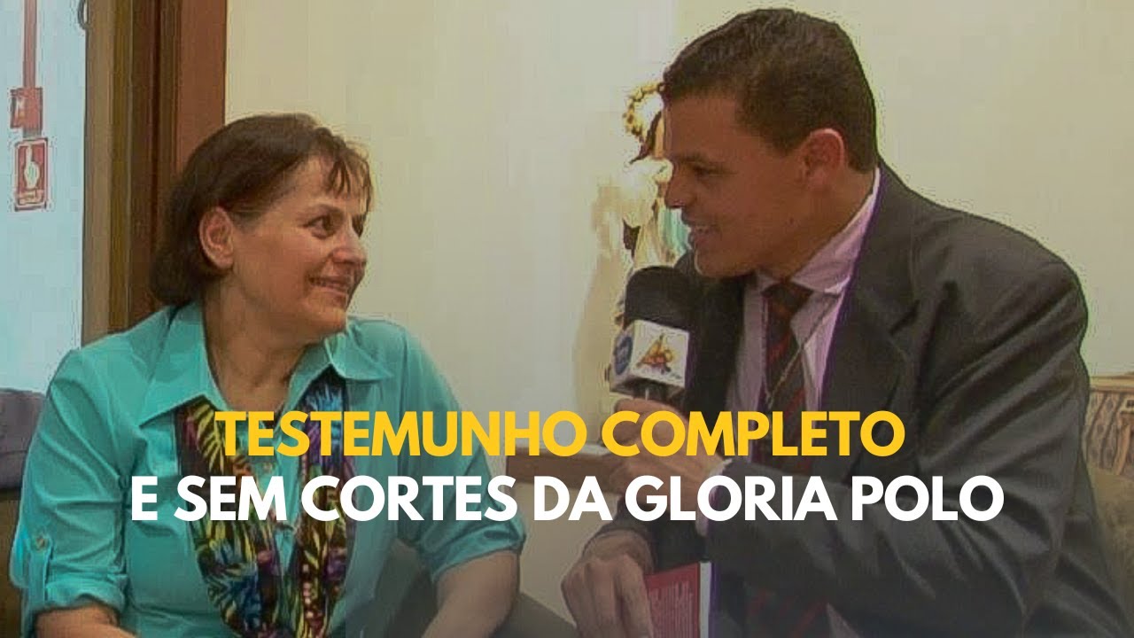 Testemunho completo da Glória Polo em evento fechado. Sem cortes!