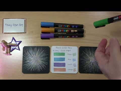 Posca Glitter Markers
