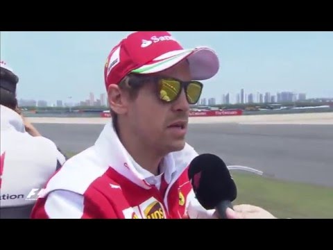 2016 Chinese Grand Prix - Sebastian Vettel Drivers Parade Interview