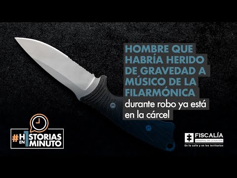 Hombre que habría herido de gravedad a músico de la Filarmónica durante robo ya está en la cárcel