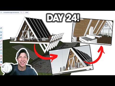 Learn SketchUp in 30 Days DAY 24 - WALKTHROUGH ANIMATION