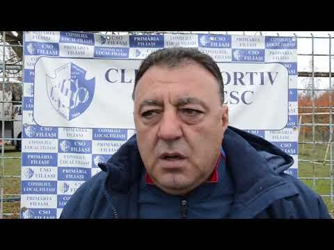 Florin Spînu, după CSO Filiași - Hermannstadt II 3-0 (video: Alex Vîrtosu)