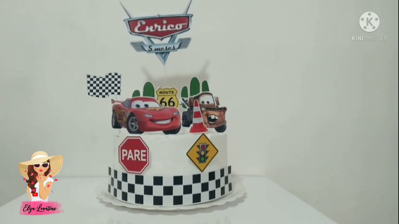 TOPO DE BOLO | TEMA CARROS DISNEY