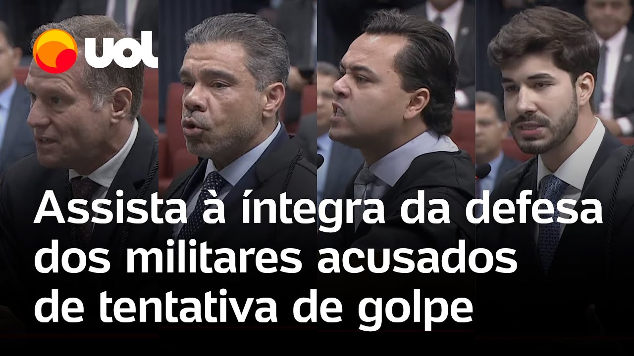 STF julga militares aliados de Bolsonaro: veja íntegra da defesa dos acusados de tentativa de golpe