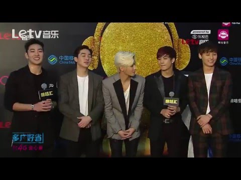 151205 Backstage Exclusive Interview with NUEST at Migu Music Awards