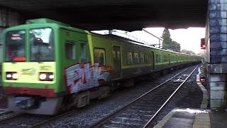 preview picture of video 'IE 8520 Class Dart Train number 8621 - Malahide Station, Dublin'