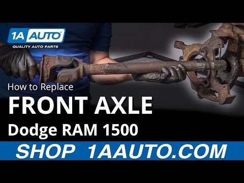 How to Replace Front Axle 94-02 Dodge RAM 1500