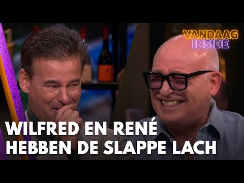 Wilfred Genee en René van der Gijp hebben de slappe lach: 'Het kan eigenlijk niet wat jij zegt'