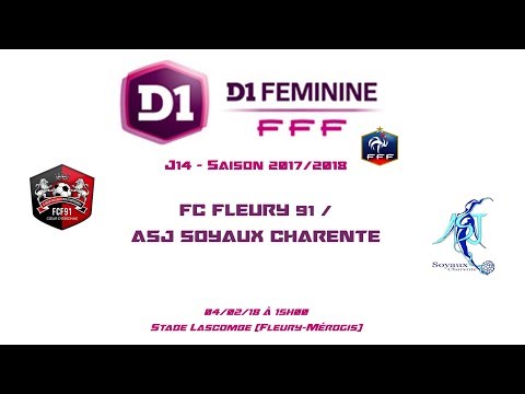 D1F - 2017/2018 - J14 - FC Fleury 91 / ASJ Soyaux - 04-02-18 - Le Live