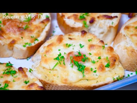 Cómo hacer Pan de Ajo con queso