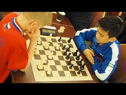 2017-10-19 FM Volodar Murzin - IM Nodirbek Abdusattorov. Chigorin blitz.