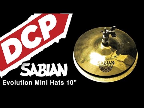 Sabian HHX Evolution Mini Hi Hat Cymbals 10"
