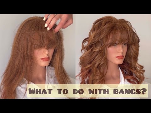 Curl Tutorial: How to Style Bangs with Beautiful Curls