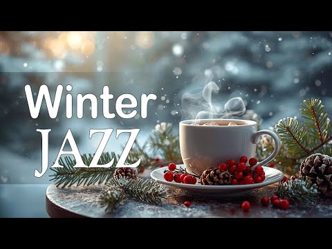 Positive Winter Jazz ☕ Relaxing Jazz Cafe Music & Bossa Nova Instrumental for Uplifting Mood