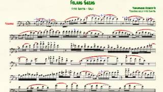 Vittor Santos - Folhas Secas - Trombone solo transcription