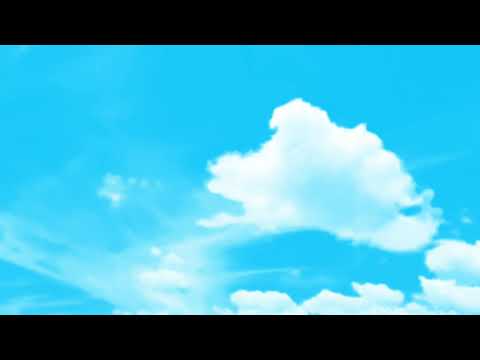 blue sky Effect background video beautiful Clouds Moving Time lapse footage HD