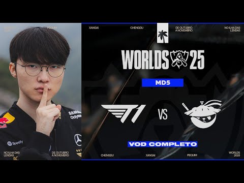 Live completa: T1 x AL | Worlds 2025 - Quartas de final | ILHA DAS LENDAS