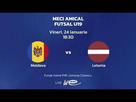 LIVE. Moldova U19 - Letonia U19. Futsal, meci amical