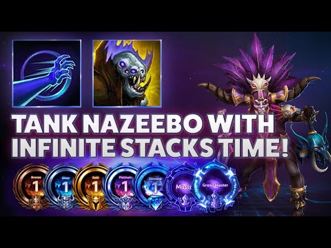 Nazeebo Gargantuan - TANK NAZEEBO WITH INFINITE STACKS TIME! - Hardstuck Bronze 5 Adventures 2022