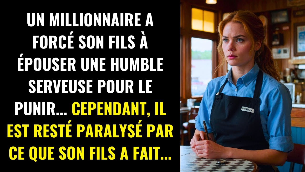 UN MILLIONNAIRE A FORCÉ SON FILS À ÉPOUSER UNE SERVEUSE... MAIS IL A ÉTÉ CHOQUÉ PAR SA RÉACTION...