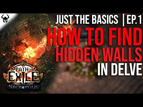 How to Find Hidden Walls in Delve - Path of Exile - Just the Basics EP.1
