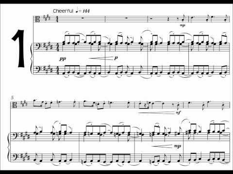 Evan C. Paul:  Sonata for Viola and Piano, Op. 21, Introduction and Movement 1
