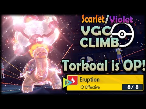 Trick Room Torkoal Team is OP! | Pokemon Scarlet and Violet VGC Series 1 Ranked WiFi Battles