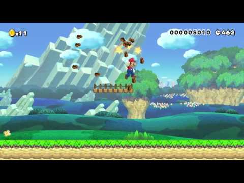 NSMB Wii 1-1 remake by InkBrush - Super Mario Maker - No Commentary 1AE