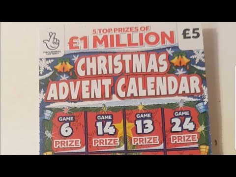 🎄🎄Christmas advent calendar scratch cards🎄🎄