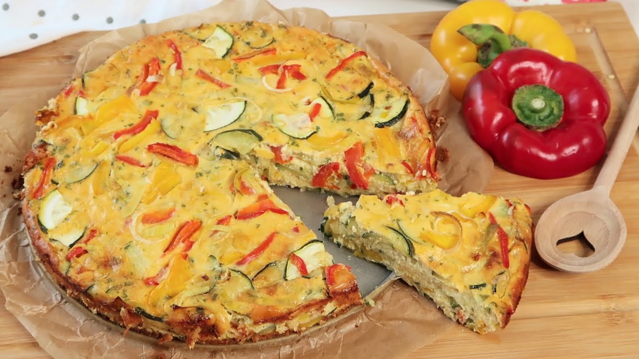 Gemüse Frittata - Einfache Rezepte