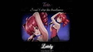 Cover art for I can't stop the Loneliness (Teto Cover)