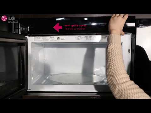 LG OTR Microwave - Replacing the Charcoal Filter