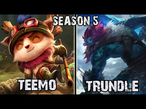 Best Teemo Korea vs Trundle TOP Ranked Challenger