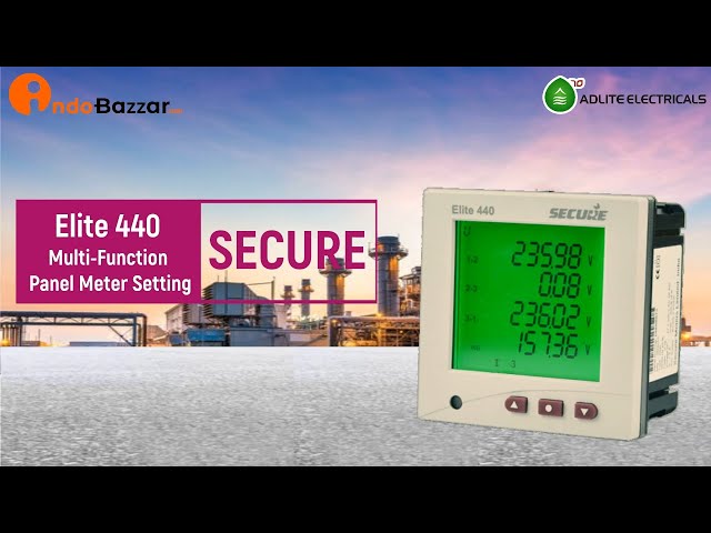 Panel Meter - Elite 444 Multifunction Panel Meter, 230 V Trader ...