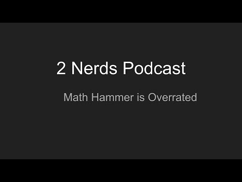 Mathhammer - A Touch Overrated