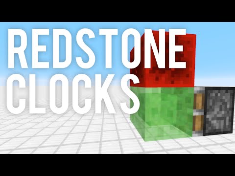 OferSurfup - Top 5 Redstone Clocks - Minecraft (Compact, Speed Changeable)