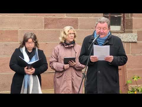 Feierlichkeiten zum Volkstrauertag 2025 auf dem Wallauer Friedhof